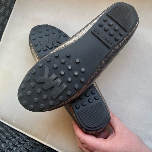 MICHAEL Michael Kors Women's Daisy Moc Nickel Sparkle Metallic Loafer Size 11M - Picture 6 of 8